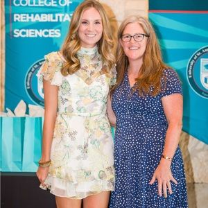 Saints + Secrets High Neck Cocktail Dress